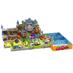 Candy <b>Indoor</b> Playground,small Soft Play Set,Factory Price Wholesale 7.6*5.5*3m 42sqm 450sqft,funny Ball Pit <b>Slide</b> - Product Image 3