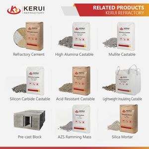 Kerui Sac de 25kg <span class=keywords><strong>Prix</strong></span> Chaudière <span class=keywords><strong>Ciment</strong></span> Sac de 50kg <span class=keywords><strong>Ciment</strong></span> réfractaire à haute teneur en alumine CA50 CA70 CA80 - Product Image 6