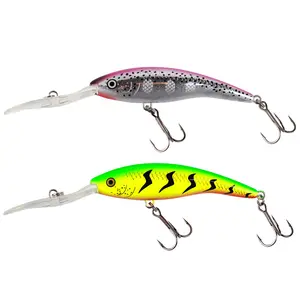 Floating Deep Diving Minnow Lures Fishing Hard Lure Bait Long Lip Sinking Minnow Lure