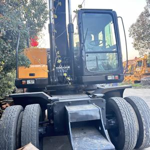 Excavadora de ruedas Hyundai 150W-9T usada Horas DE TRABAJO bajas y buen mantenimiento Hyundai 210W-9 150W-9 60W-9 80W-9 55W-9 - Product Image 2