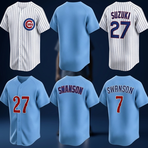 Vente en gros de maillots de baseball unisexes brodés en 3D Texas Ranger # 5 Corey Seager 36 Wyatt Langford 48 Jacob DeGrom Softball - Product Image 1
