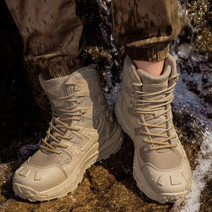 รองเท้าบูทแฟชั่นแนวยุทธวิธีสำหรับผู้ชาย, รองเท้าเดินป่ากลางแจ้งระบายอากาศได้ดีดีไซน์ใหม่ล่าสุด - Product Image 3