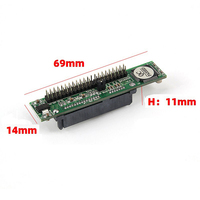 D3111 Adaptador convertidor de disco duro SATA de 2,5 pulgadas de 22 pines a IDE de 44 pines para HDD/SSD de portátil