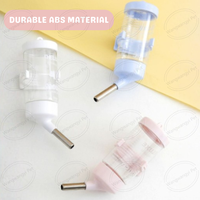 Dispenser air Hamster antibocor botol air hewan peliharaan kecil dengan dudukan berdiri