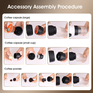 <span class=keywords><strong>เครื่อง</strong></span>ชง<span class=keywords><strong>กาแฟ</strong></span>เอสเพรสโซแบบพกพาสำหรับเดินทาง ชาร์จผ่าน USB แรงดัน 20 บาร์ <span class=keywords><strong>เครื่อง</strong></span>ชง<span class=keywords><strong>กาแฟ</strong></span>ขนาดเล็ก ใช้ได้กับกาแฟบดและแคปซูล NS - Product Image 5