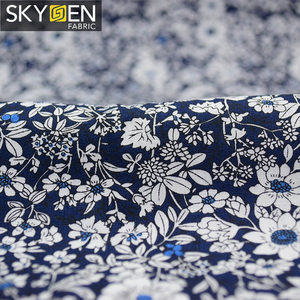 Áo Sơ Mi Skygen Vải Bông 100 Dệt Trơn Mềm Mại In Hoa - Product Image 2