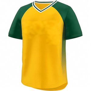 Camiseta de Béisbol y Sóftbol Barata y Cómoda Directo de Fábrica, Jersey de Béisbol Unisex en Blanco - Product Image 6