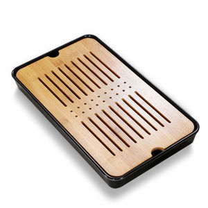 Vente en gros Plateau à café et à <span class=keywords><strong>thé</strong></span> simple de style japonais Plateau de service en bambou pour hôtel Ensemble de plateau rond et carré pour <span class=keywords><strong>thé</strong></span> et café - Product Image 2