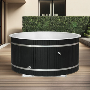 Baignoire de plongée froide pour athlètes en acier inoxydable 304, couleur <span class=keywords><strong>bois</strong></span>, autoportante, avec refroidisseur et filtre - Product Image 6