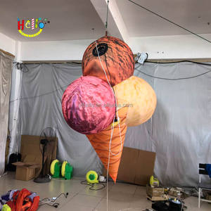 Simulación de publicidad inflable personalizada, modelo de helado, cono de helado inflable para actividades de promoción comercial - Product Image 3