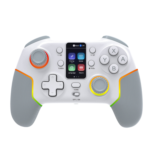 Multi-functional Wireless Controller for Nintendo Switch/PC/IOS/Android Joystick Gamepad with Screen and Motion-sensing Function