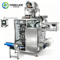 Machine d'emballage automatique multi-voies pour sachets de liquides, bâtonnets glacés et glaces, avec fonction de mise en carton