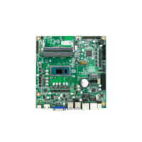 Carte mère industrielle embarquée Alder Lake U de 12e génération, double LAN Gigabit, 6 ports COM, DDR4 64 Go, double affichage pour l'automatisation industrielle