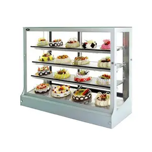 Refrigeration equipment showcase for cakes shop retail store display