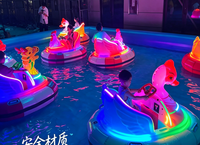 Équipement de jeux aquatiques - Bateau tamponneur gonflable électrique sur le thème du canard, du dragon, du cygne et du poulet pour 2 personnes