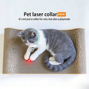 <span class=keywords><strong>Collar</strong></span> de Juguete Láser para Gatos, Ajustable, Interactivo, Recargable, de Silicona Inteligente, Moderno, Realista, Antiaburrimiento, Divertido y Portátil - Product Image 1