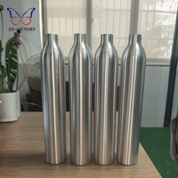 ZX haute pression 0.6L TPED aluminium CO2 cylindre réservoir petite taille pour boisson Soda Machine sortie d'usine