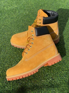 <span class=keywords><strong>Bottes</strong></span> en <span class=keywords><strong>cuir</strong></span> de vachette de première qualité imperméables de haute qualité en blé, <span class=keywords><strong>bottes</strong></span> respirantes et confortables, <span class=keywords><strong>bottes</strong></span> jaunes pour hommes - Product Image 5