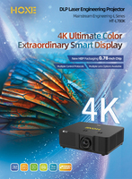 Projecteur laser DLP HOXE.HT-L780K 4K 7500 Lumens 500W Contraste Haut-parleur intégré pour réunions de bureau, formation éducative