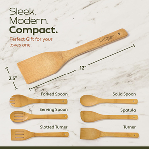Ensemble d'ustensiles de cuisine en bois avec logo personnalisé, matériaux naturels, spatule et cuillère en bois, ensemble d'outils de cuisine - Product Image 2