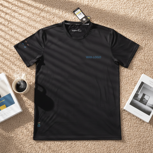 Camiseta Deportiva Europea Americana de Verano, de Secado Rápido, de Forro Polar, para Hombre Adulto, Holgada, Elástica, con Cuello Redondo, 3D, de Manga Corta - Product Image 1