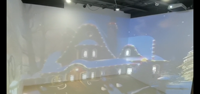 Système de projection cartographique immersive en réalité virtuelle 3D 360° avec technologie de grotte virtuelle, spectacle visuel 3D, salle de monde virtuel tactile LED