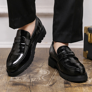Nuove <span class=keywords><strong>Scarpe</strong></span> in Pelle di Grande Taglia con Tomaia Lucida, Mocassini per Affari e Matrimoni, Calzature in Pelle - Product Image 4