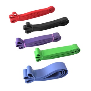 Fascia di resistenza Fitness elasticizzata in lattice personalizzata Set fasce per esercizi Pull Up - Product Image 1