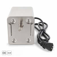 Moteur de rôtissoire certifié CE 15W, 3 tr/min, 95% d'efficacité, pour agneau, cochon, bœuf, dinde entiers, prise EU/US/UK/AU