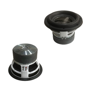 Subwoofer 10 pouces à double bobine mobile, trois aimants, bassin en fibre de carbone, haute puissance, pour mise à niveau audio automobile - Product Image 1