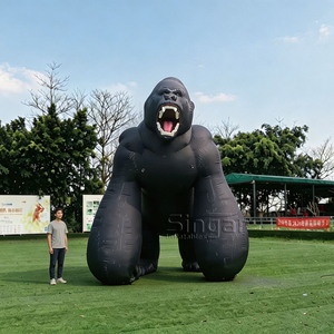 Gorila Inflable Gigante <span class=keywords><strong>de</strong></span> 8m para Publicidad en Exteriores, Modelo Realista <span class=keywords><strong>de</strong></span> <span class=keywords><strong>King</strong></span> <span class=keywords><strong>Kong</strong></span> con Oxford 300D y Ventilador Incorporado para Decoración <span class=keywords><strong>de</strong></span> Eventos - Product Image 1