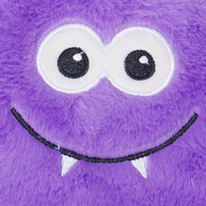 Jouets en peluche personnalisés, sourire de chauve-souris, visage souriant, violet + personnalisé, de haute qualité, amusants, bon marché, pour Halloween, 2024, Big Eyes Cure Ctue - Product Image 3