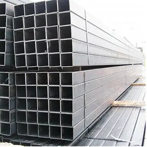 25 X 25 X 2 Galvanised Square Tube Gi Square Rectangular Pipe 1.5 Inch Steel Pipe Galvanized For Structure Application