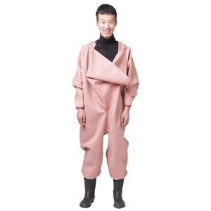 Wader de pêche en caoutchouc PVC imperméable <span class=keywords><strong>rose</strong></span> Wader de pêche en néoprène - Product Image 4