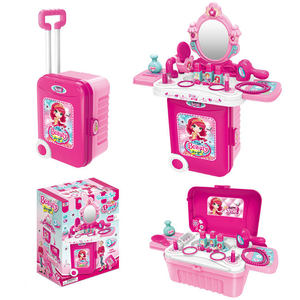 Jouet pour fille : Maquillage, cuisine, jeu d'imitation, maison, ensemble de docteur 3 en 1, valise trolley, jouet éducatif - Product Image 2