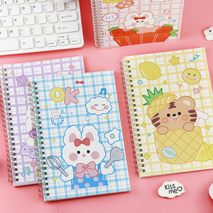 Venta al por mayor bobina cuaderno lindo dibujos animados Escuela Primaria estudiante espiral cuaderno papelería - Product Image 4