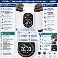 Centrífuga de Laboratorio Clínica y Médica con Rotor de Doble Capa, 15ml/12ml, 3500rpm, Ultra Silenciosa (55dB), Freno Ajustable y Pantalla LCD