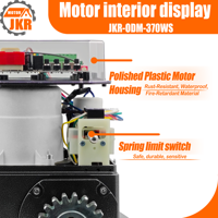Motor para Puerta Corredera Automática de 370W con Límite de Carga de 800KG y Sensor Infrarrojo para Puertas Residenciales