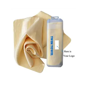 Logotipo personalizado PVA resfriamento instantâneo e secagem nadar toalha esportes toalha com tubo plástico