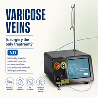Traitement laser EVLT minimalement invasif des varices, laser diode 1470 nm, machine d'élimination des varices endoveineuses des jambes