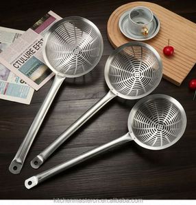 Cuillère écumoire en acier inoxydable de haute qualité pour la cuisson et la friture, ustensile de cuisine pour fondue et friture - Product Image 6