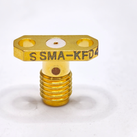 Connecteur coaxial haute fréquence SSMA-KFD40 à 4 trous pour montage sur panneau, idéal pour équipement de test micro-ondes – Vente directe usine
