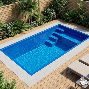 <span class=keywords><strong>Piscine</strong></span> <span class=keywords><strong>enterrée</strong></span> en PRV sur mesure 3,2 m x 8 mm d'épaisseur - Conception rectangulaire légère et écologique pour usage commercial et résidentiel - Product Image 2