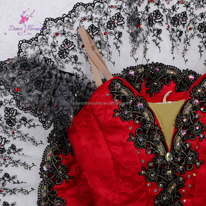 Tutú <span class=keywords><strong>de</strong></span> Tul Rígido Blanco con Corpiño Rojo Personalizado para Adultos B26654, Tutú <span class=keywords><strong>de</strong></span> Danza Profesional <span class=keywords><strong>de</strong></span> <span class=keywords><strong>Cascanueces</strong></span>, Tutú <span class=keywords><strong>de</strong></span> <span class=keywords><strong>Hada</strong></span> Azucarada Paquita - Product Image 5