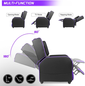 Silla <span class=keywords><strong>Gamer</strong></span> Reclinable de Piel Sintética de Alta Calidad Personalizada AJUNION, Sofá <span class=keywords><strong>Gamer</strong></span> para PC, Silla de Juego con Respaldo de 180 Grados - Product Image 5