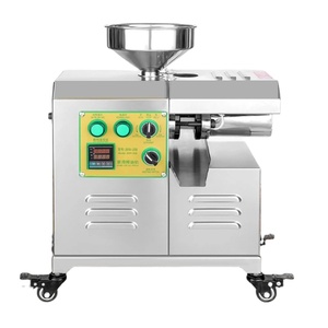 Prensa de Aceite Comercial de Acero Inoxidable, Mini Freidora Automática, Extractor de Aceite de Nuez, Cacahuete y Linaza de Alta Calidad - Product Image 1