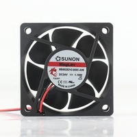 Sunon 5V 12V 48V DC 24V 1.16W AC EC 6025 60X60X25MM 6CM Suspension Magnétique Inverseur Silencieux 2 Fils MB60252V2-000C-A99 Ventilateur De Refroidissement
