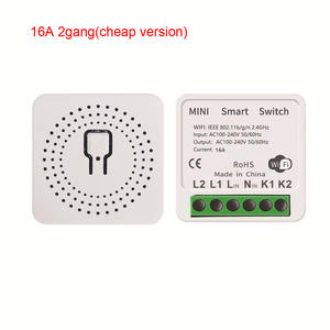 Tuya WiFi inteligente hogar DIY pared 1 Gang 2 Gang 3/4 Gang Módulo de interruptor de luz de 2 vías funciona con Alexa google home e IFTTT - Product Image 6