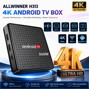 Boîtier TV intelligent 4K X5, best-seller, WiFi6, Quad Core, 2+8 Go, Allwinner H313, Android 10, lecteur multimédia 4K Ultra HD - Product Image 2