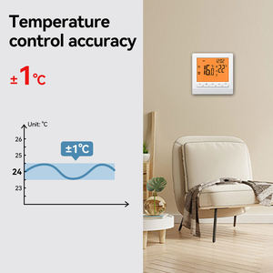 Termostato Inteligente WiFi TYSH Tuya con Pantalla LCD, Diseño de Barra para el <span class=keywords><strong>Hogar</strong></span>, Control por Aplicación, Control de Temperatura para Calefacción por Suelo Radiante - Product Image 6